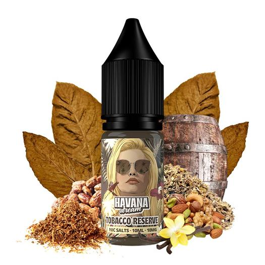 Tobacco Reserve 10ml - Havana Dream Nic Salts - Líquido con SAIS DE NICOTINA