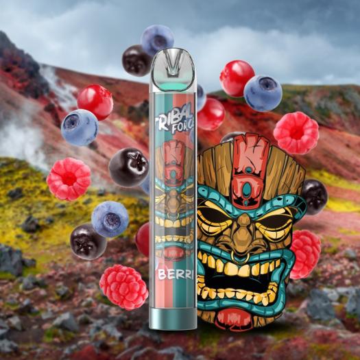 Tribal Puff Mix Berries - POD DESCARTÁVEL - SEM NICOTINA