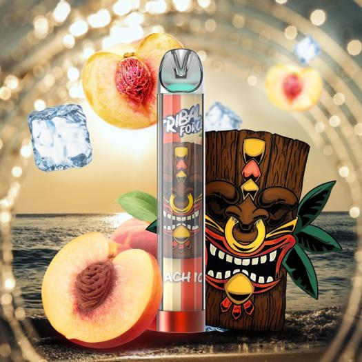 Tribal Puff Peach Ice - POD DESCARTÁVEL - SEM NICOTINA