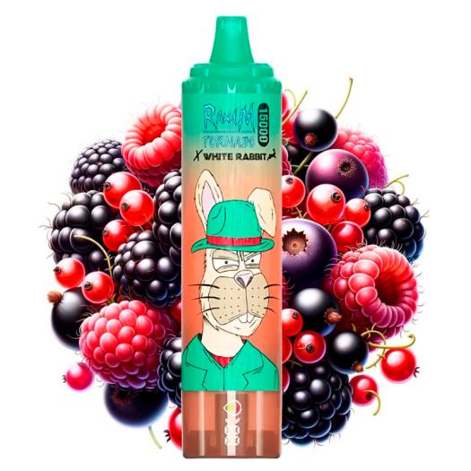 Triple Berry - Tornado White Rabbit by RandM - Descartável 15.000 puff