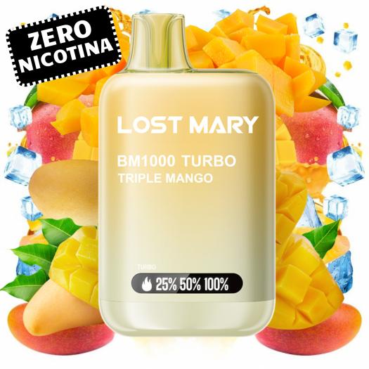 Triple Mango BM1000 Turbo Lost Mary by ElfBar | SEM NICOTINA |