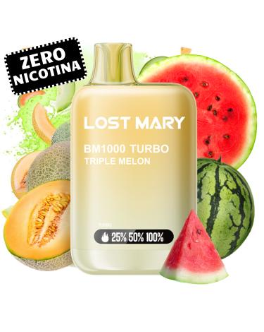 Triple Melon BM1000 Turbo Lost Mary by ElfBar | SEM NICOTINA |