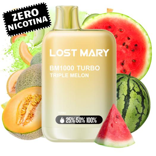 Triple Melon BM1000 Turbo Lost Mary by ElfBar | SEM NICOTINA |