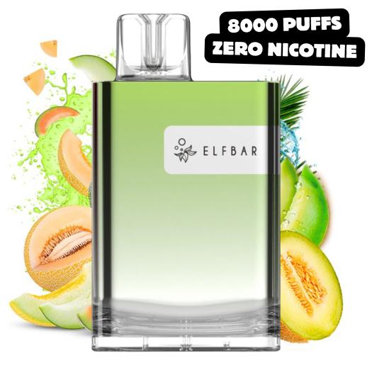Triple Melon CR8000 ElfBar Sem Nicotina | 8000 Puffs |