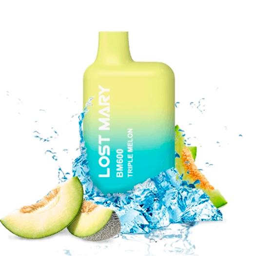 TRIPLE MELON Elf Bar Lost Mary BM600 20mg Sal - Descartável