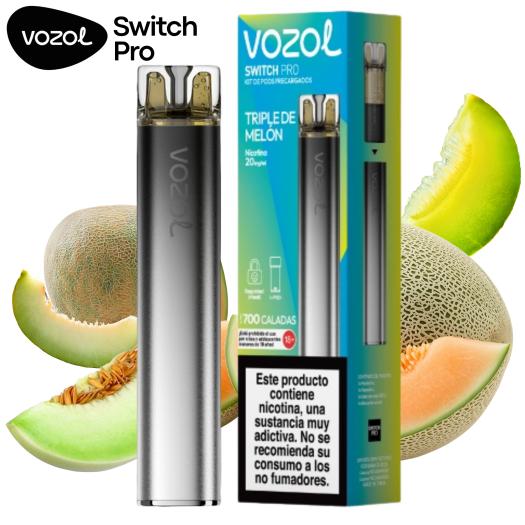 Triple Melon | Vozol Switch Pro Starter Kit | Sais de Nicotina 20mg