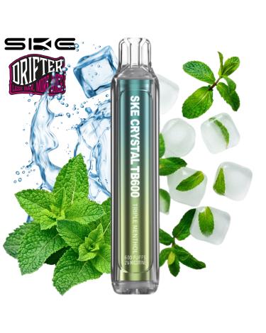 Triple Menthol SKE x Drifter Crystal TB600 20mg Descartável