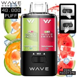 Triple Sandia Ice Triple Melon Ice 40.000 Puffs Bud Vape Wave Switch | Descartável |