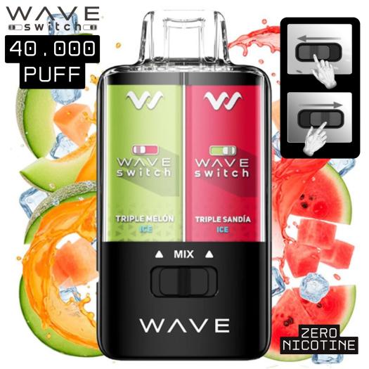 Triple Sandia Ice Triple Melon Ice 40.000 Puffs Bud Vape Wave Switch | Descartável |