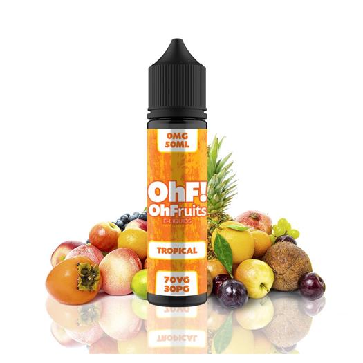 Tropical 50ml + Nicokits gratis - OhFruits E-Liquids