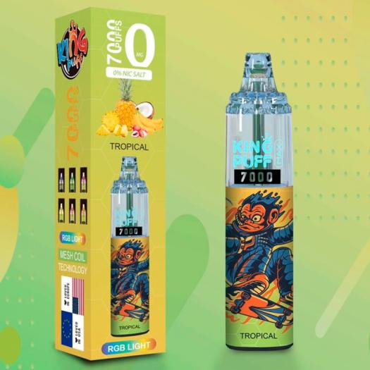 TROPICAL 7000 puffs - KING PUFF v2 - SEM NICOTINA