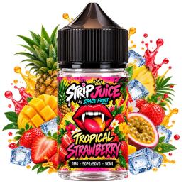 Tropical Strawberry Strip Juice by Space Fruit 50ml