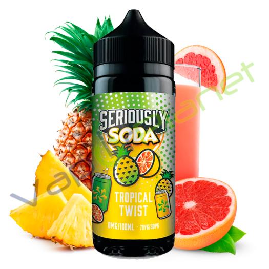 TROPICAL TWIST Seriously Soda 100ml + 2 Nicokits Gratis