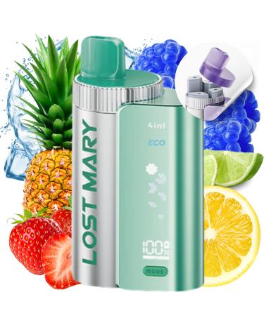 Turquoise Edition - 3200-2400 Puff - Descartável 4in1 Lost Mary by Elfbar