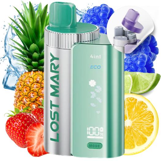 Turquoise Edition - 3200-2400 Puff - Descartável 4in1 Lost Mary by Elfbar