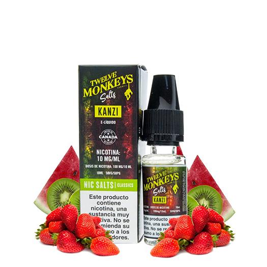 TWELVE MONKEYS SALTS – Kanzi 10 ml – Líquido con SALES DE NICOTINA