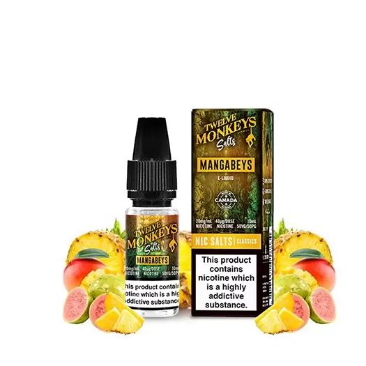 TWELVE MONKEYS SALTS – Mangabeys 10 ml – Líquido con SALES DE NICOTINA