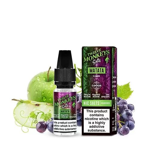 TWELVE MONKEYS SALTS – Matata 10 ml – Líquido con SALES DE NICOTINA TWELVE MONKEYS SALTS – Matata 10 ml – Líquido con SALES DE NICOTINA