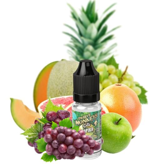 TWELVE MONKEYS SALTS – Tropika 10 ml 20mg – Líquido con SALES DE NICOTINA TWELVE MONKEYS SALTS – Tropika 10 ml 20mg – Líquido con SALES DE NICOTINA