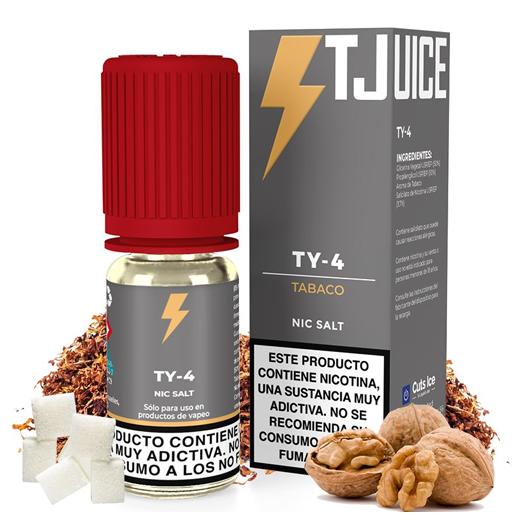 TY-4 10ml - T-Juice Salts 10 ml – 10mg y 20mg – Líquido con SALES DE NICOTINA