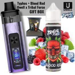 Typhos Uwell (POLAR PURPLE) + Blood Red 50ml - Uwell x Tribal Force