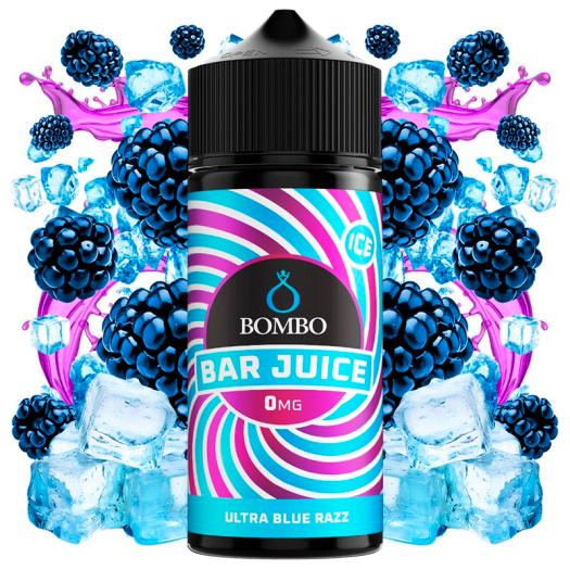 Ultra Blue Razz Ice 100ml + Nicokits - Bar Juice by Bombo