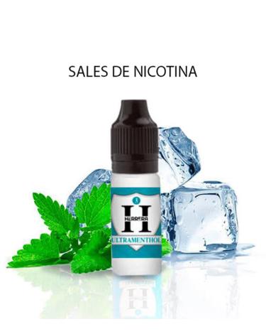 ULTRAMENTHOL Herrera Sales de nicotina 10 ml - 06 mg- 12 mg y 20 mg - Líquido com sais de nicotina