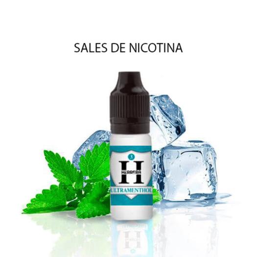 ULTRAMENTHOL Herrera Sales de nicotina 10 ml - 06 mg- 12 mg y 20 mg - Líquido com sais de nicotina ULTRAMENTHOL Herrera Sales de nicotina 10 ml - 06 mg- 12 mg y 20 mg - Líquido com sais de nicotina