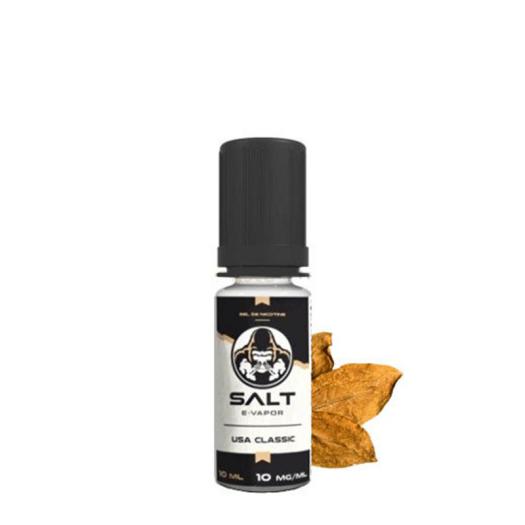 USA Classic Tobacco Salt e-Vapor 10 ml – 10 mg y 20 mg – Líquido con SALES DE NICOTINA