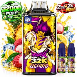 USHIRO XFighter 32K | SEM NICOTINA 0mg | 32.000 Puff