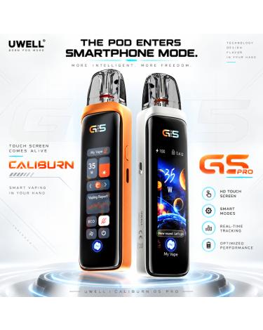 Uwell Caliburn G5 Pro | Pod 35W Touchscreen
