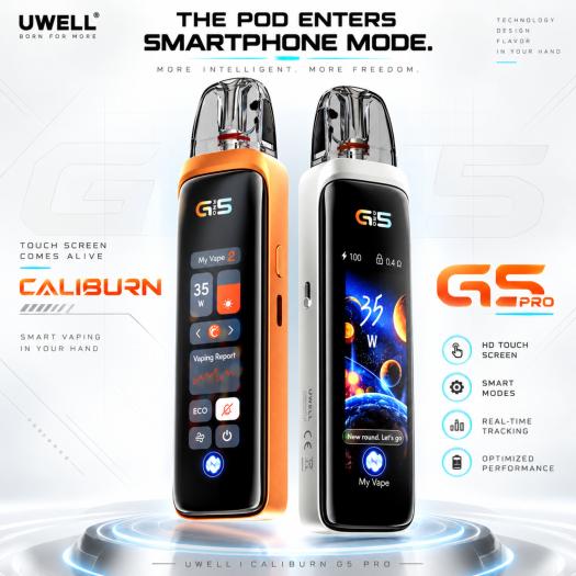 Uwell Caliburn G5 Pro | Pod 35W Touchscreen