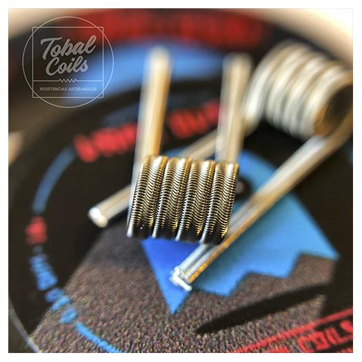 Vape Over 0´10ohm Tobal Coils - Resistencias Artesanales Tobal Coils