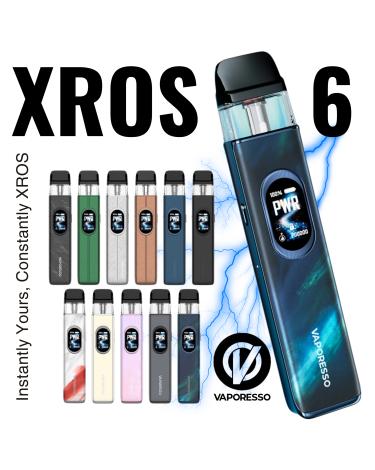 Vaporesso Xros 6 Pod Kit 1800mAh 30W Corex 3.0