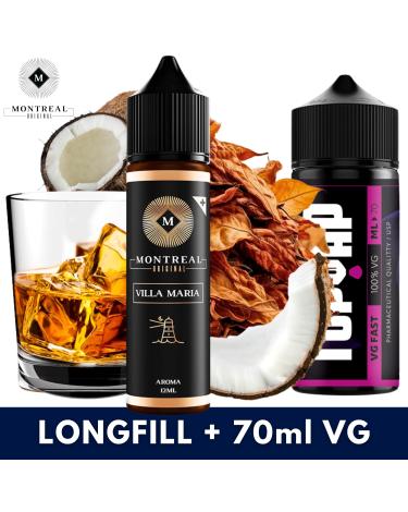 VILLA MARIA 12ml/60 (Longfill) Montreal Original + 70ml VG Fast
