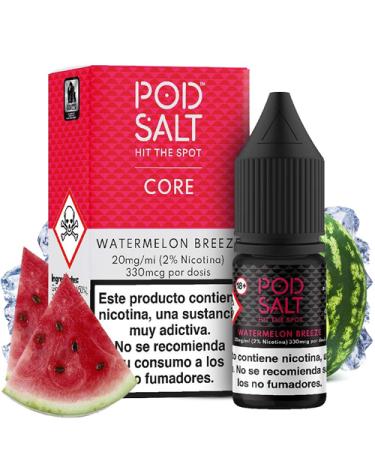 WATERMELON BREEZE 10ml - POD SALT – Líquido con SALES DE NICOTINA