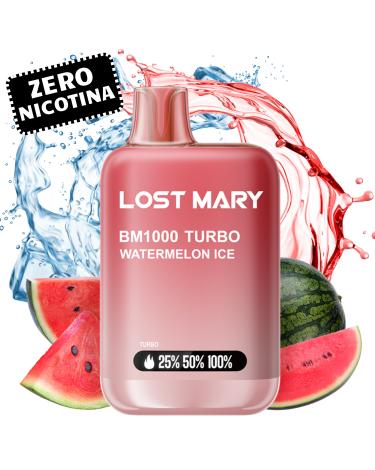 Watermelon Ice BM1000 Turbo Lost Mary by ElfBar | SEM NICOTINA |