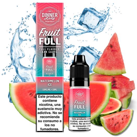 Watermelon Ice Dinner Lady Salts Fruit Full 10ml