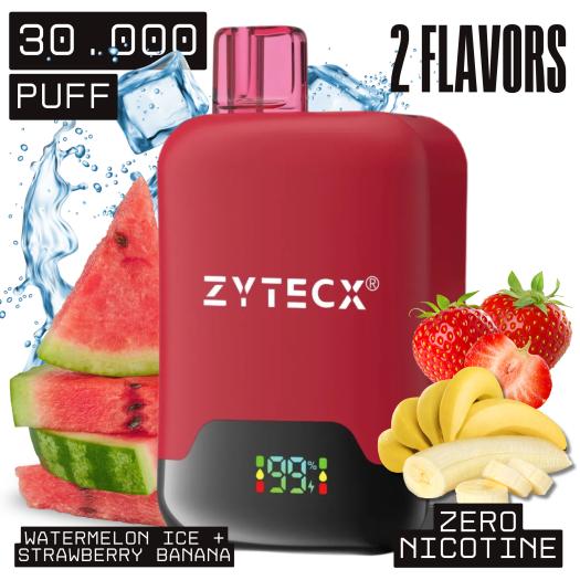 Watermelon Ice + Strawberry Banana | MAGIC DUO Descartável | 30.000 Puff Sem Nicotina |