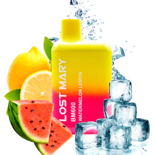 Watermelon LEMON Elf Bar Lost Mary BM600 20mg Salt - Descartável