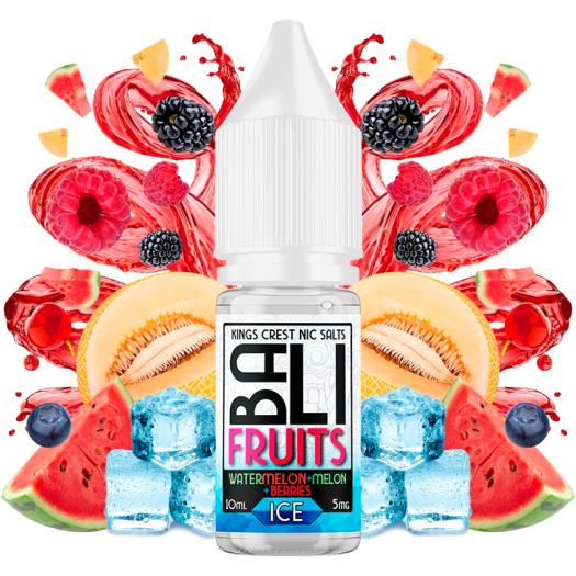 Watermelon + Melon + Berries Ice 10ml - Bali Fruits Salts by Kings Crest