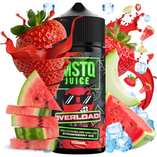Watermelon Melon Strawberry Ice 100ml + Nicokits - MSTQ Juice Overload