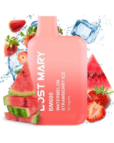 Watermelon Strawberry Ice Lost Mary BM600 20mg Salt - Descartável