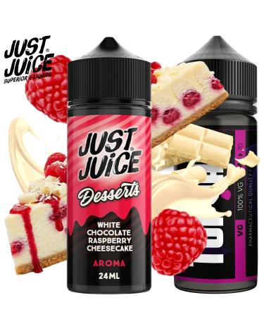 White Chocolate Raspberry Cheesecake Longfill 24ml/120 Just Juice Desserts