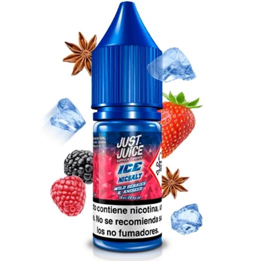 Wild Berries Aniseed 10ml - JUST JUICE SALT – Líquido con SALES DE NICOTINA