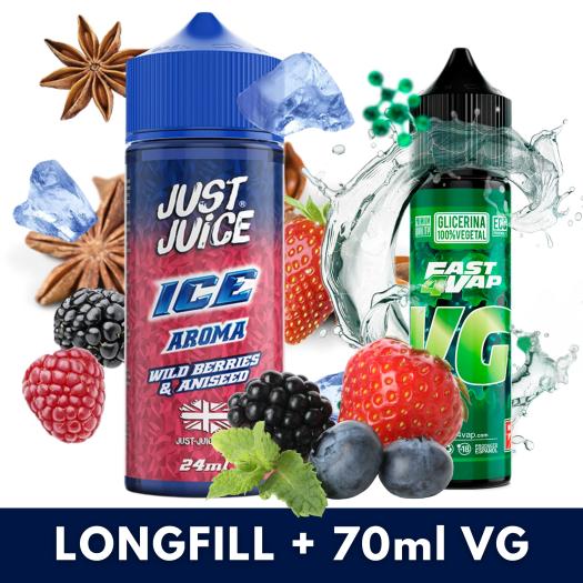 Wild Berries Aniseed 24ml/120 (Longfill) Just Juice + 70ml VG Fast