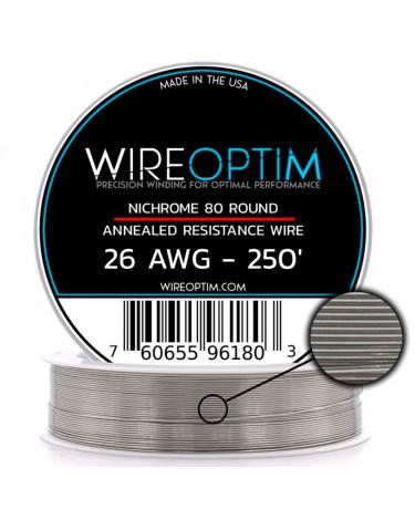 WIRE OPTIM - BOBINA NICHROME 80 - 75Metros - 26 AWG