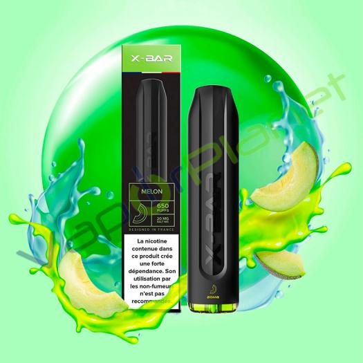 X-Bar 2ml MELON - 10MG - POD DESCARTÁVEL 650 Puff
