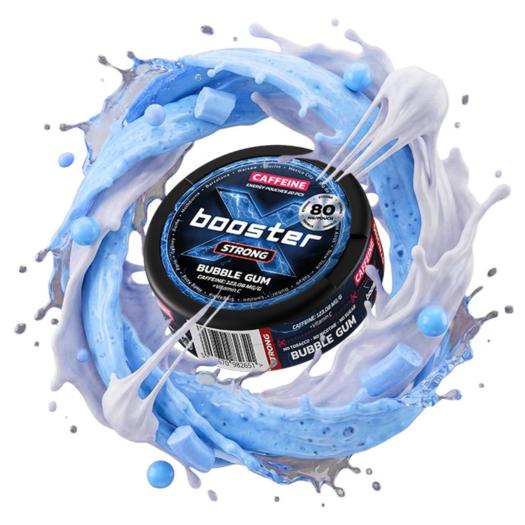 X-Booster Bubble Gum 80mg Sacos de Cafeína