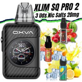 Xlim SQ PRO 2 (Black Carbon) OXVA + 3 uds Nic Salts 10ml 20mg